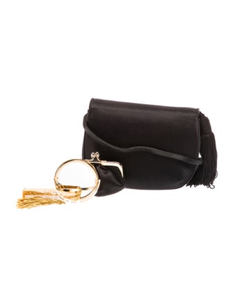 Judith Leiber Satin Shoulder Bag