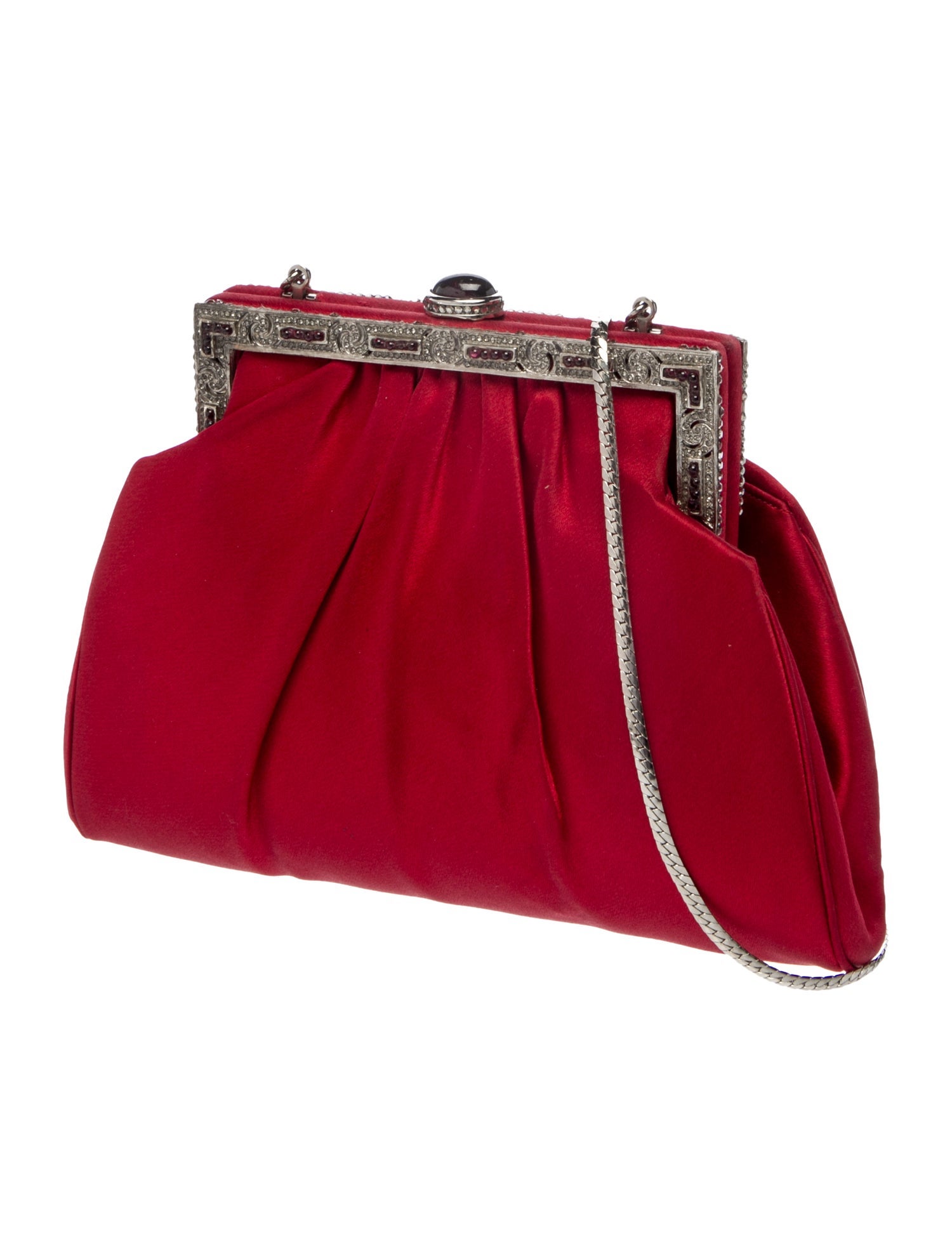 Judith Leiber Satin Evening Bag