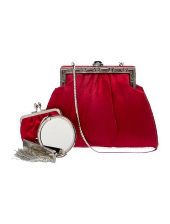 Judith Leiber Satin Evening Bag
