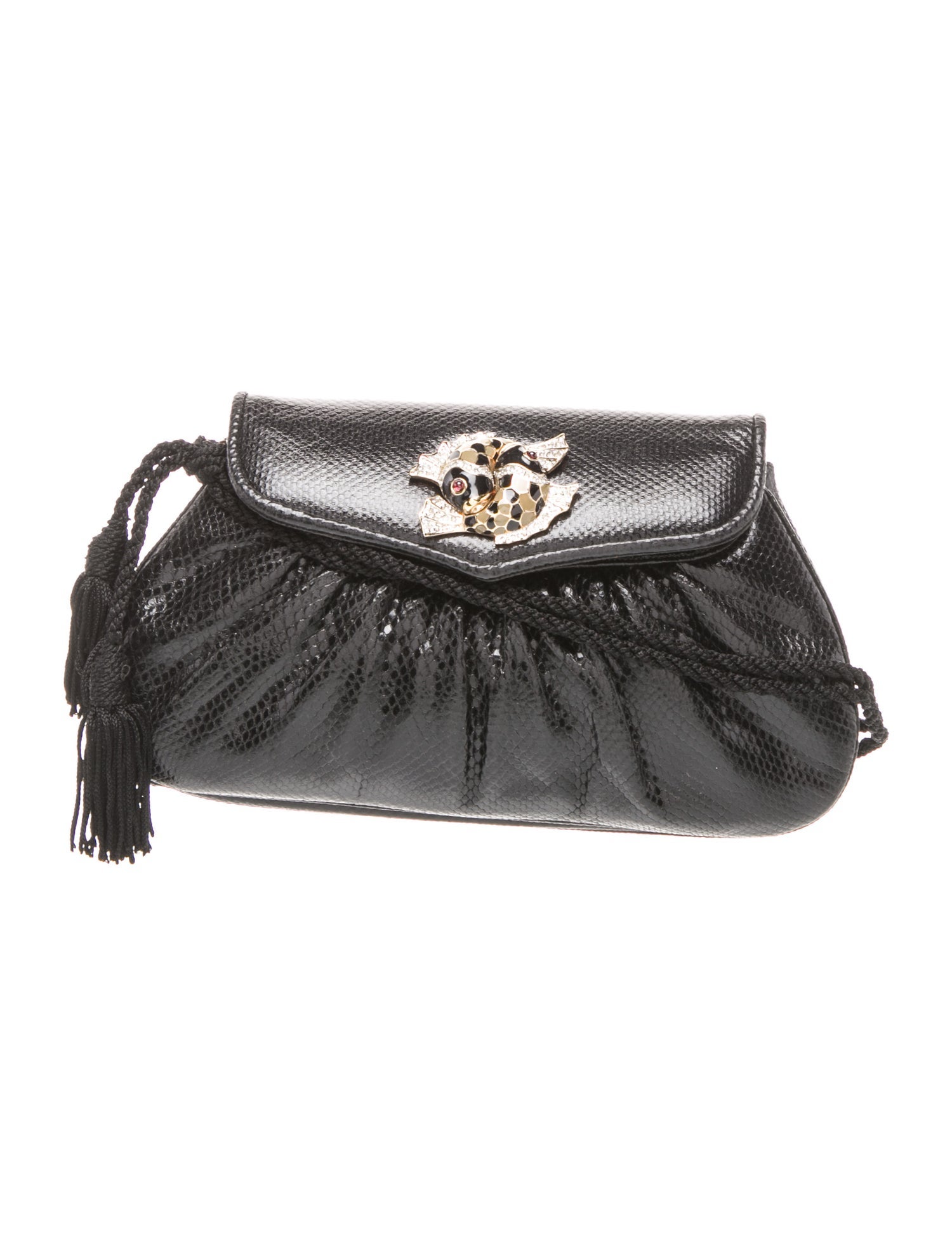 Judith Leiber Lizard Shoulder Bag