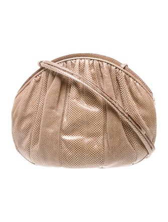 Judith Leiber Embossed Leather Evening Bag
