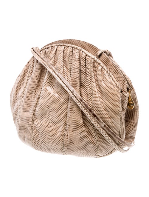 Judith Leiber Embossed Leather Evening Bag