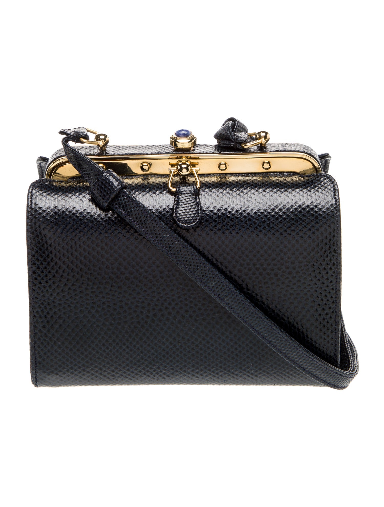 Judith Leiber Snakeskin Shoulder Bag