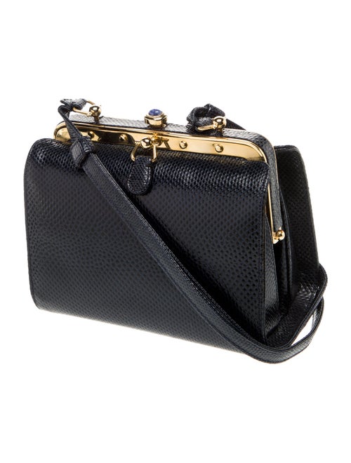 Judith Leiber Snakeskin Shoulder Bag