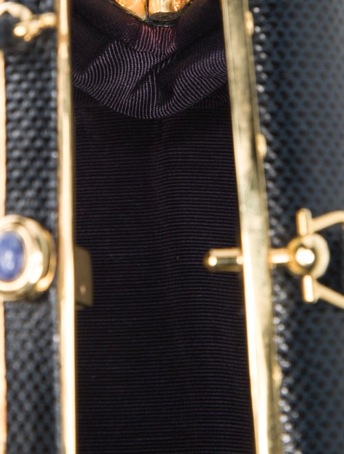 Judith Leiber Snakeskin Shoulder Bag