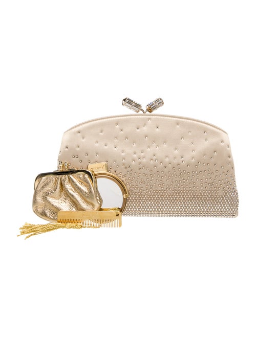 Judith Leiber Satin Minaudière