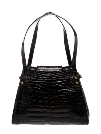 Judith Leiber Alligator Shoulder Bag