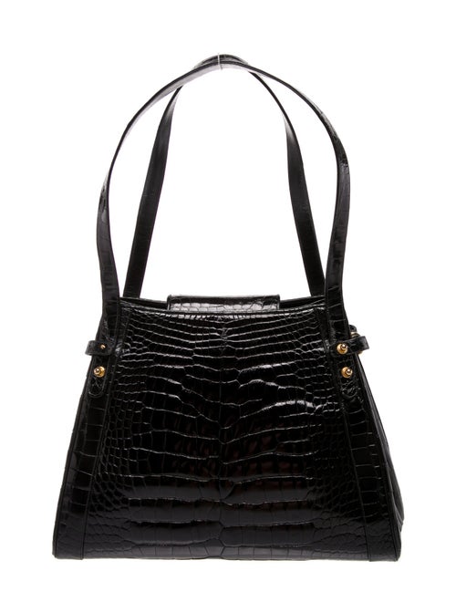 Judith Leiber Alligator Shoulder Bag
