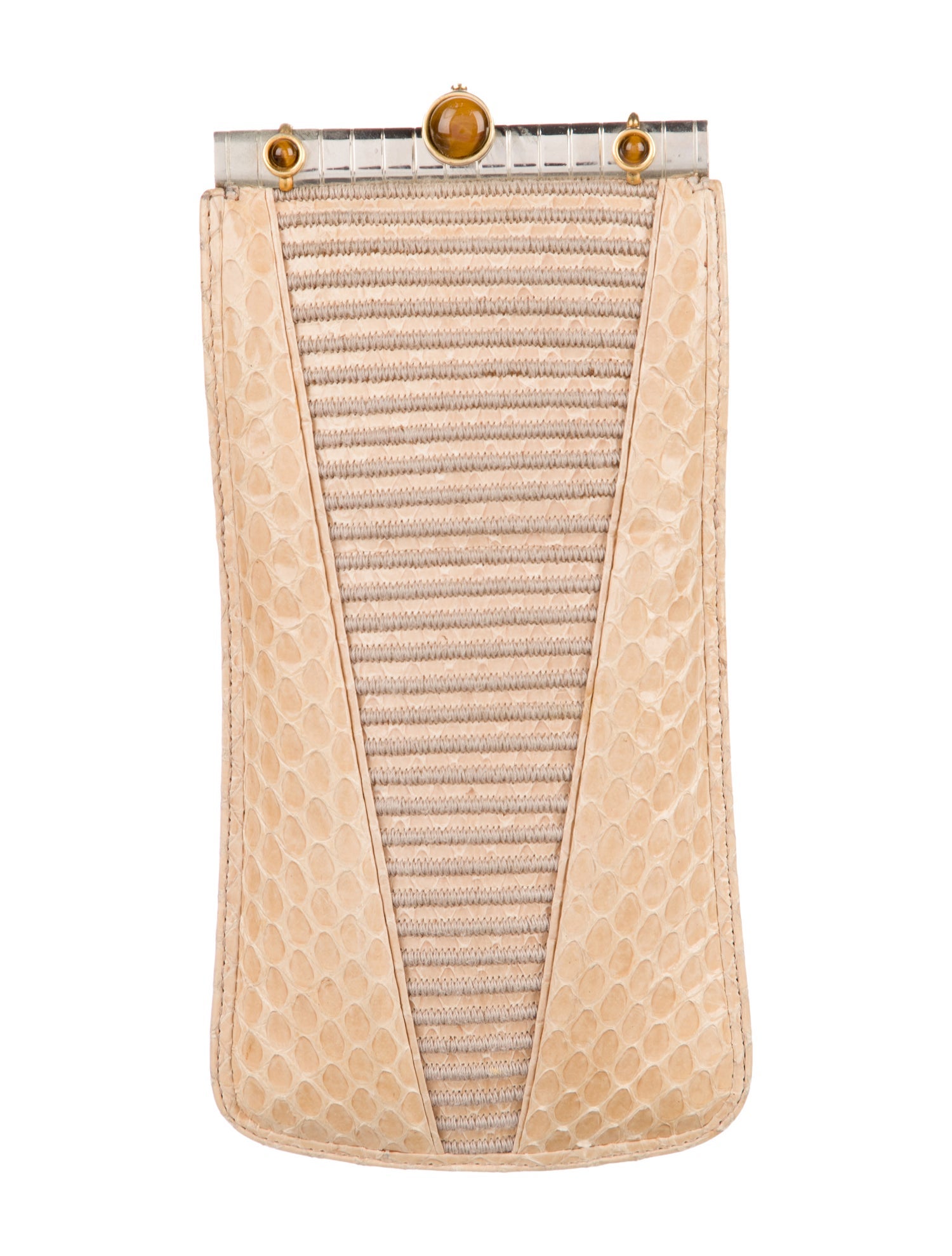 Judith Leiber Snakeskin Suitcase Vintage