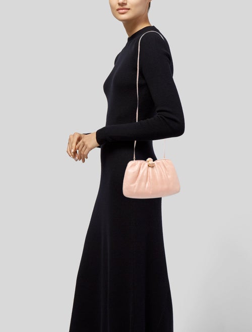 Judith Leiber Embossed Leather Shoulder Bag