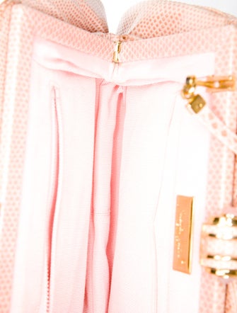 Judith Leiber Embossed Leather Shoulder Bag