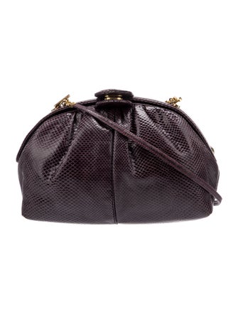 Judith Leiber Snakeskin Evening Bag