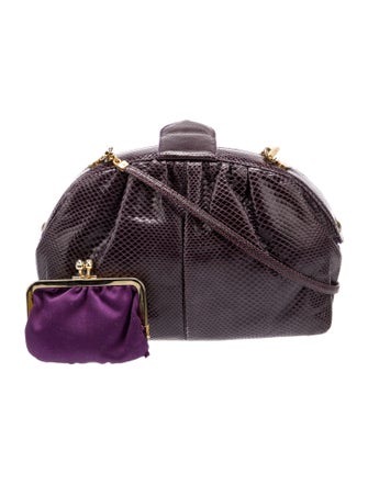 Judith Leiber Snakeskin Evening Bag