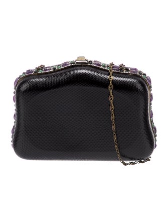 Judith Leiber Leather Minaudière