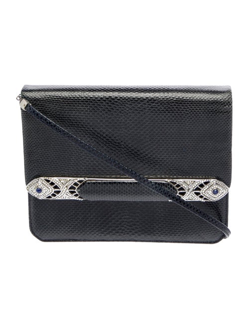 Judith Leiber Leather Crossbody Bag