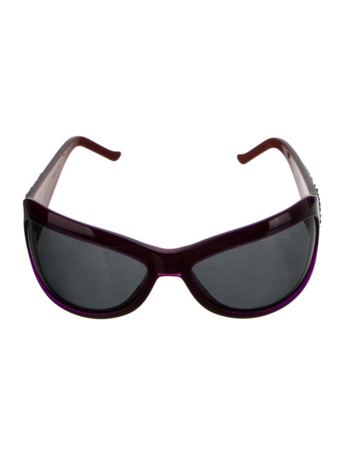 Judith Leiber Shield Tinted Sunglasses