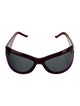 Judith Leiber Shield Tinted Sunglasses