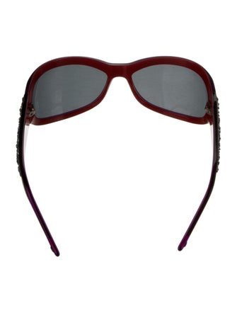 Judith Leiber Shield Tinted Sunglasses