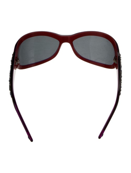 Judith Leiber Shield Tinted Sunglasses