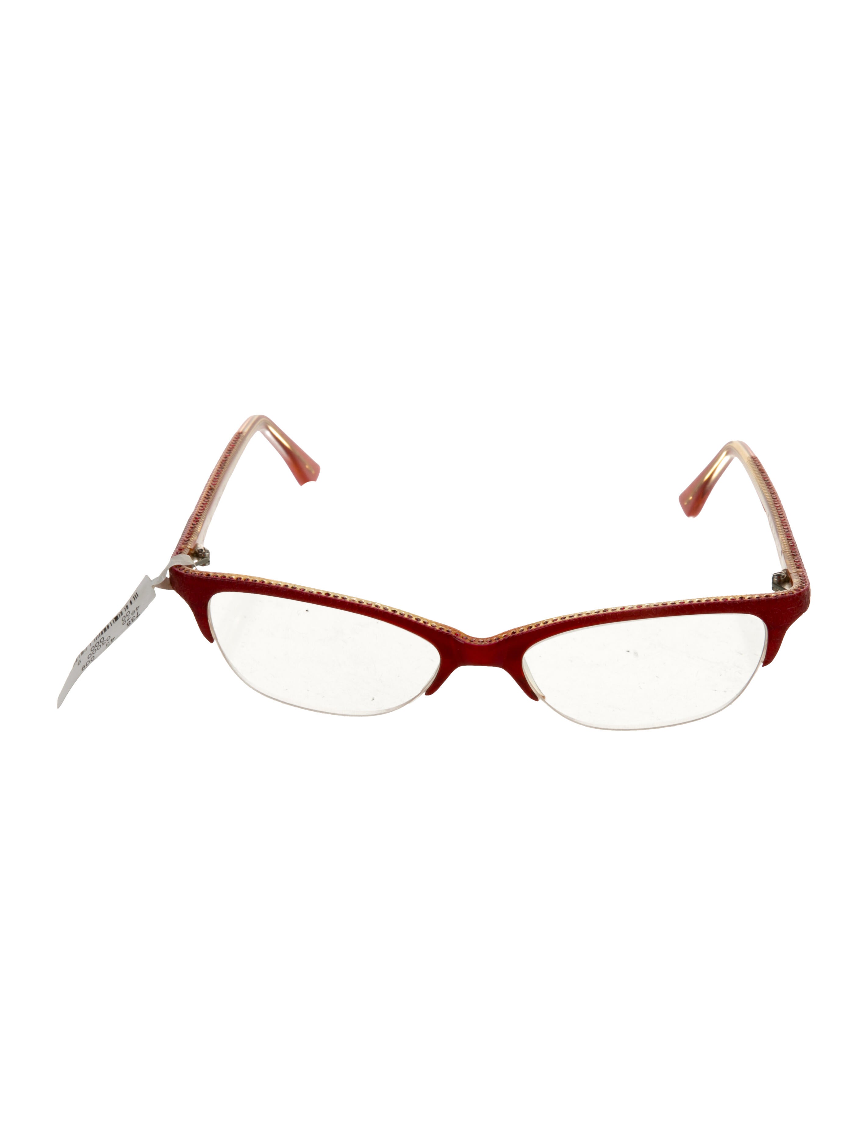 Judith Leiber Cat-Eye Eyeglasses