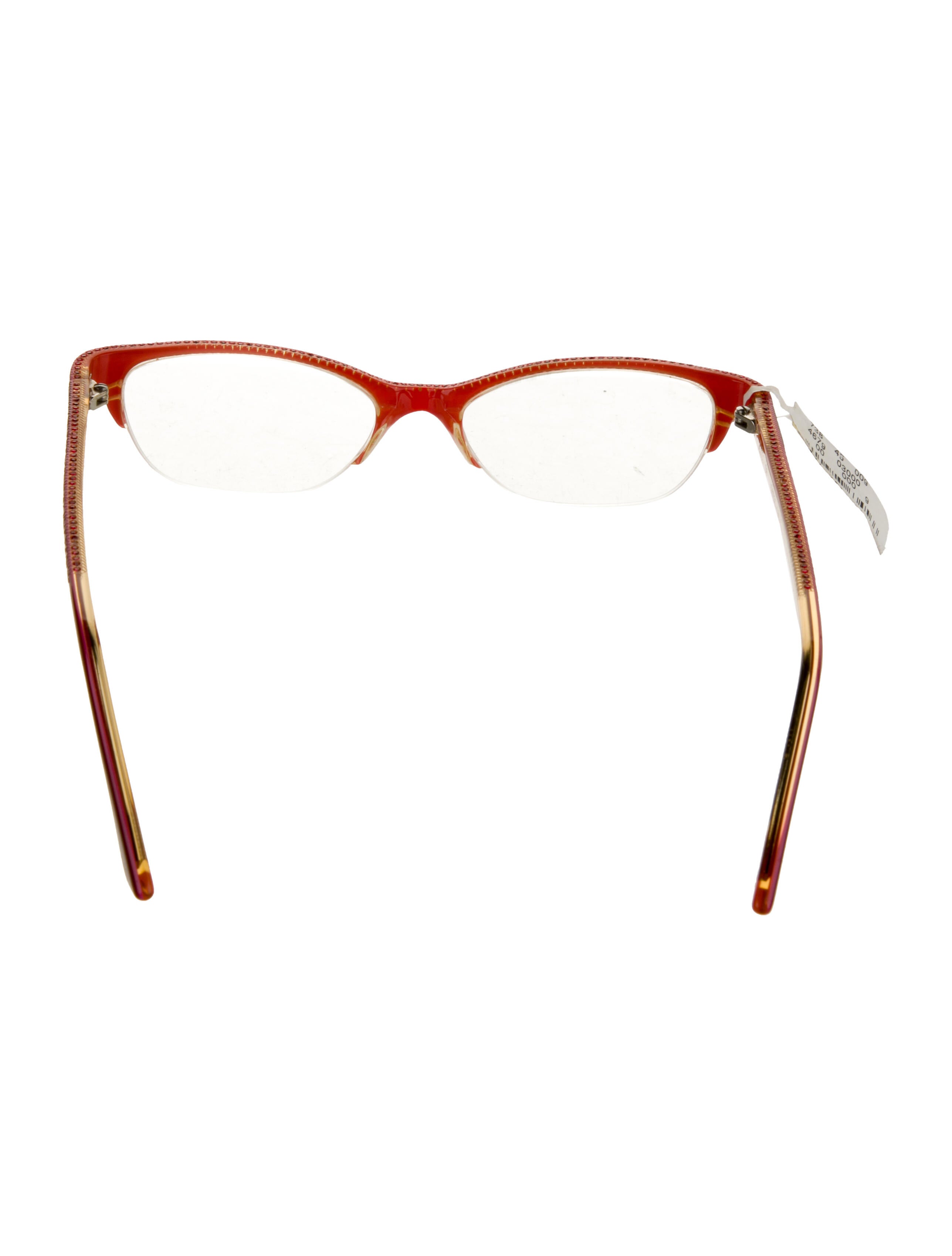 Judith Leiber Cat-Eye Eyeglasses