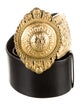Judith Leiber Wide Leather Waist Belt