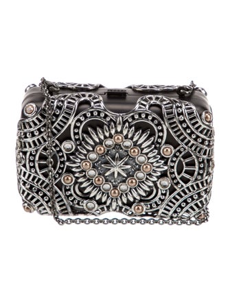 Judith Leiber Metal Minaudière