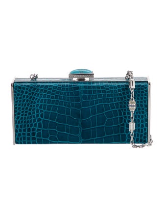 Judith Leiber Alligator Minaudière