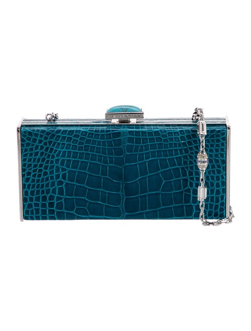 Judith Leiber Alligator Minaudière