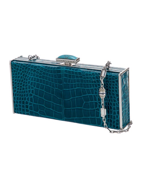 Judith Leiber Alligator Minaudière