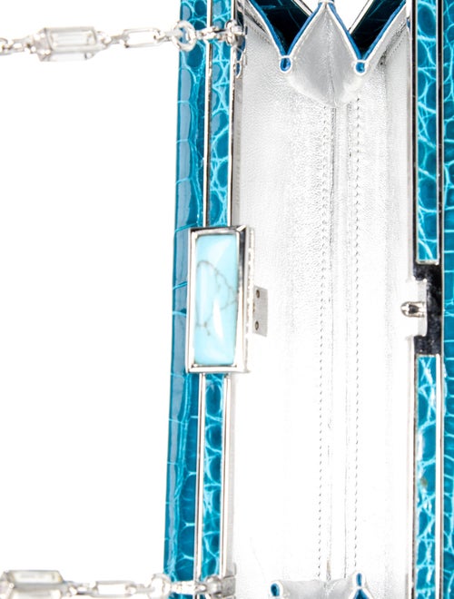 Judith Leiber Alligator Minaudière