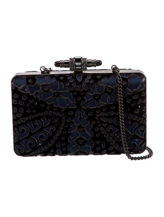 Judith Leiber Velvet Minaudière