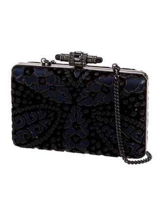 Judith Leiber Velvet Minaudière