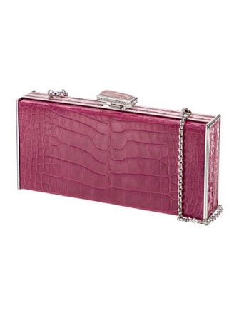 Judith Leiber Alligator Minaudière