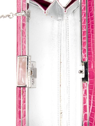 Judith Leiber Alligator Minaudière