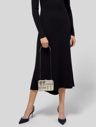 Judith Leiber Metal Minaudière