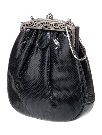 Judith Leiber Leather Evening Bag