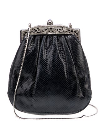 Judith Leiber Leather Evening Bag