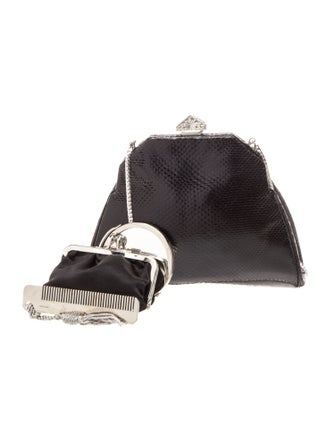 Judith Leiber Leather Evening Bag