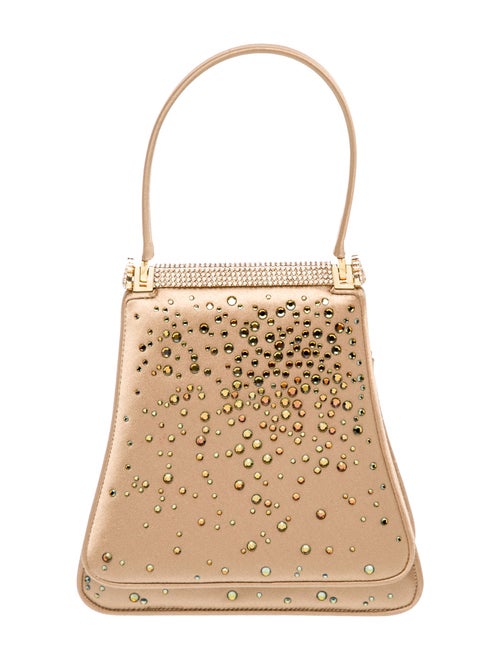 Judith Leiber Satin Top Handle Bag