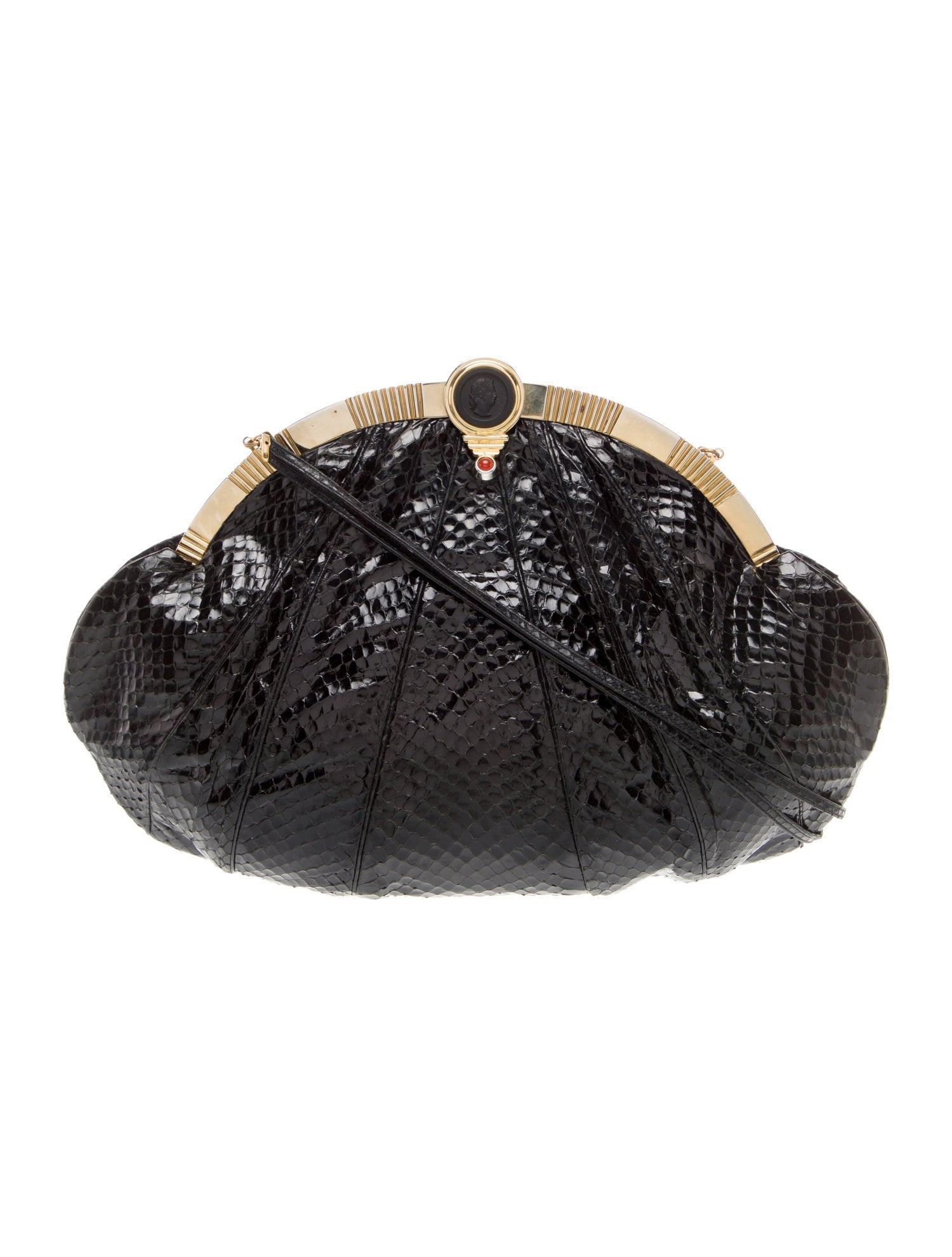 Judith Leiber Snakeskin Evening Bag