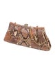 Judith Leiber Snakeskin Top Handle Bag