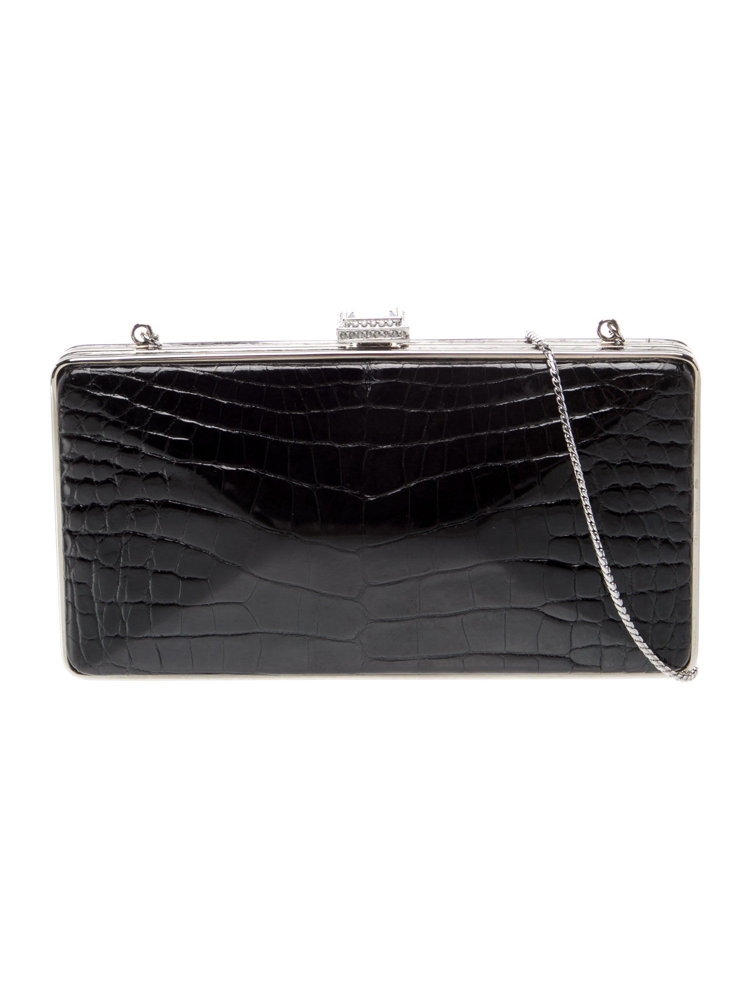 Judith Leiber Crocodile Minaudière