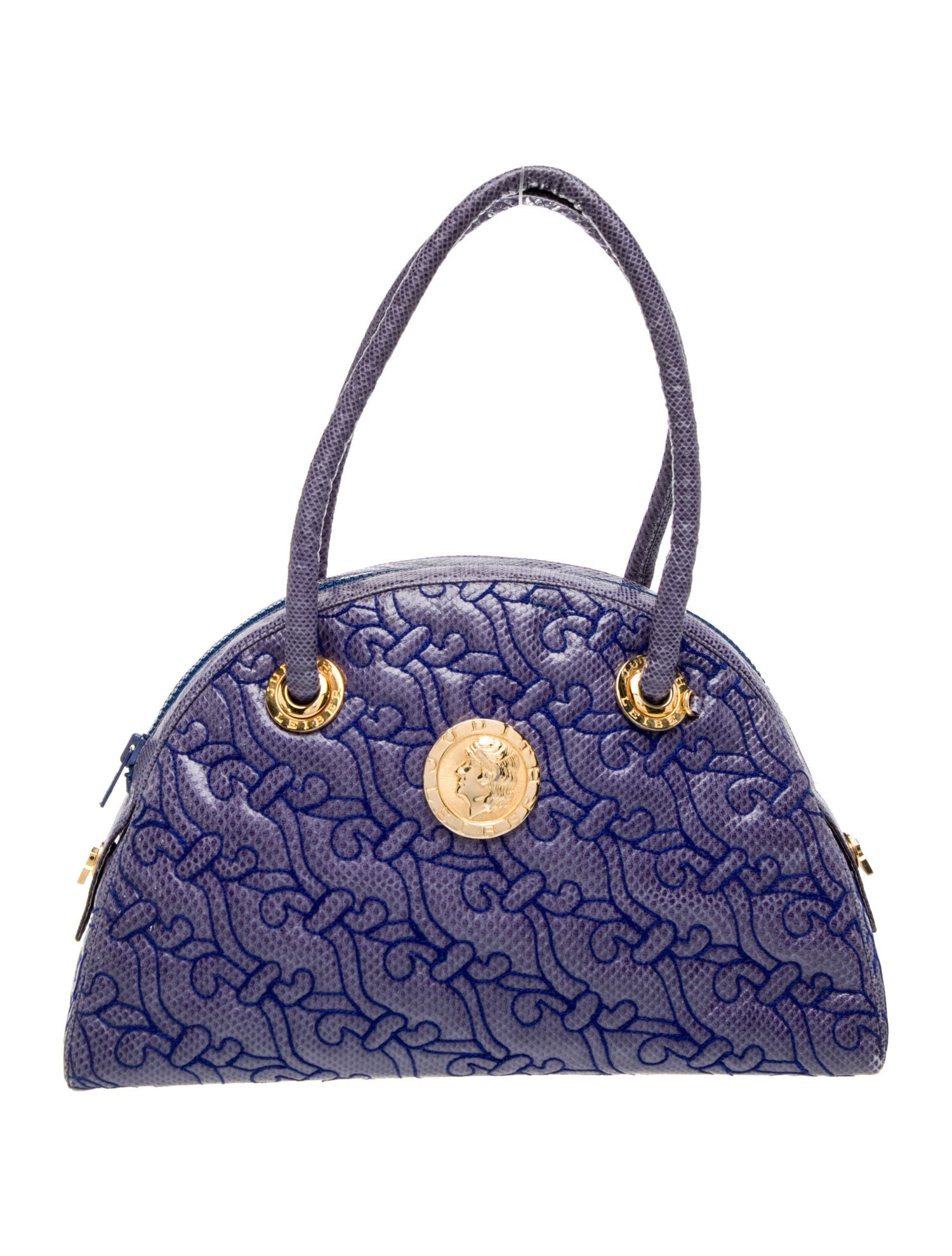 Judith Leiber Leather Top Handle Bag