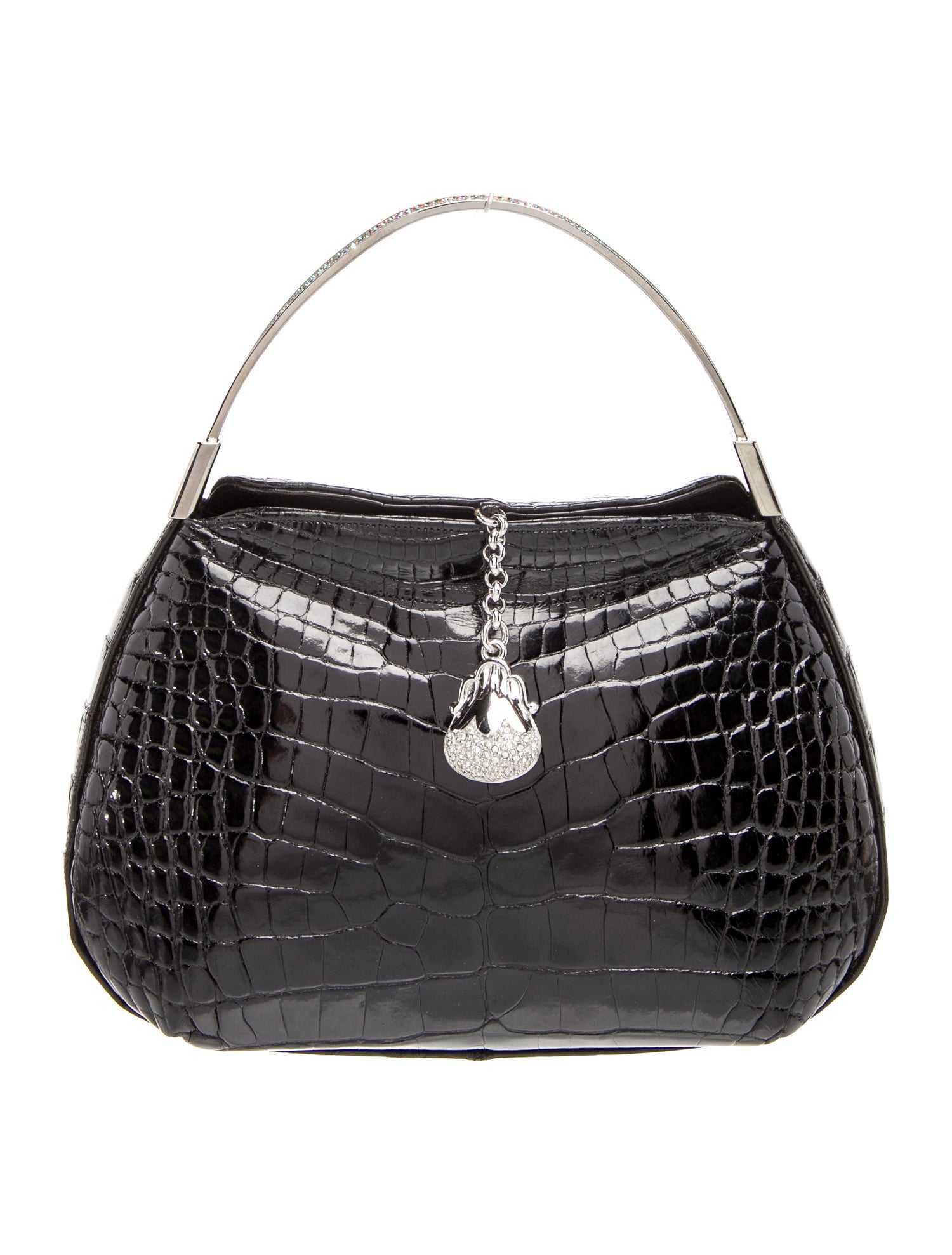 Judith Leiber Alligator Top Handle Bag