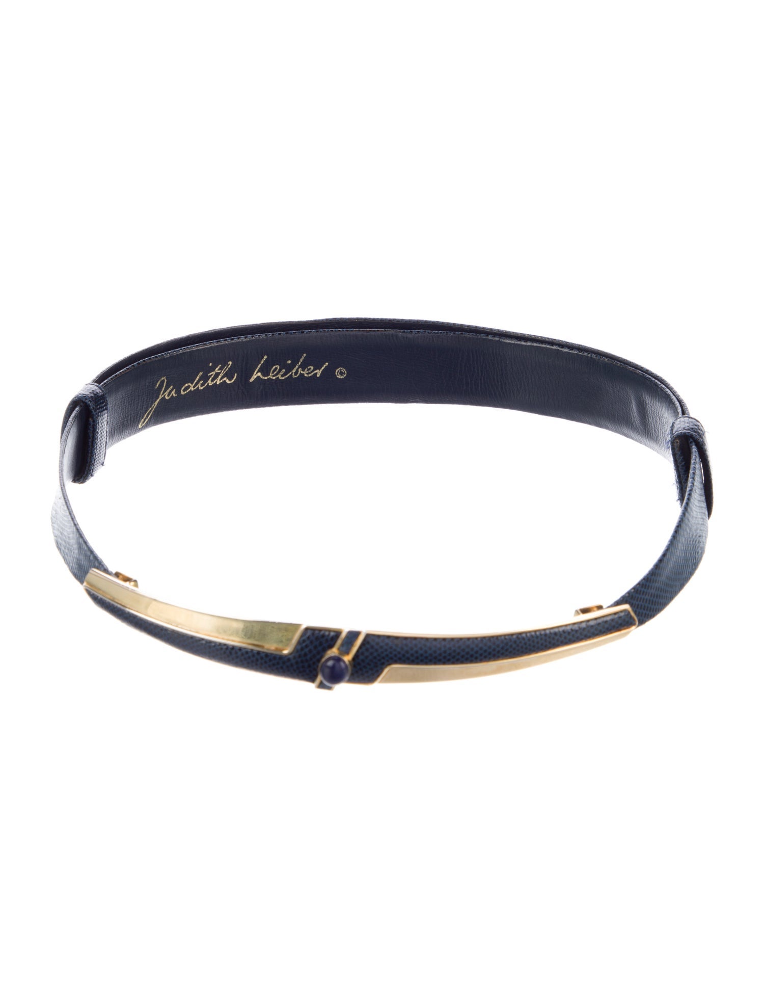 Judith Leiber Leather Waist Belt