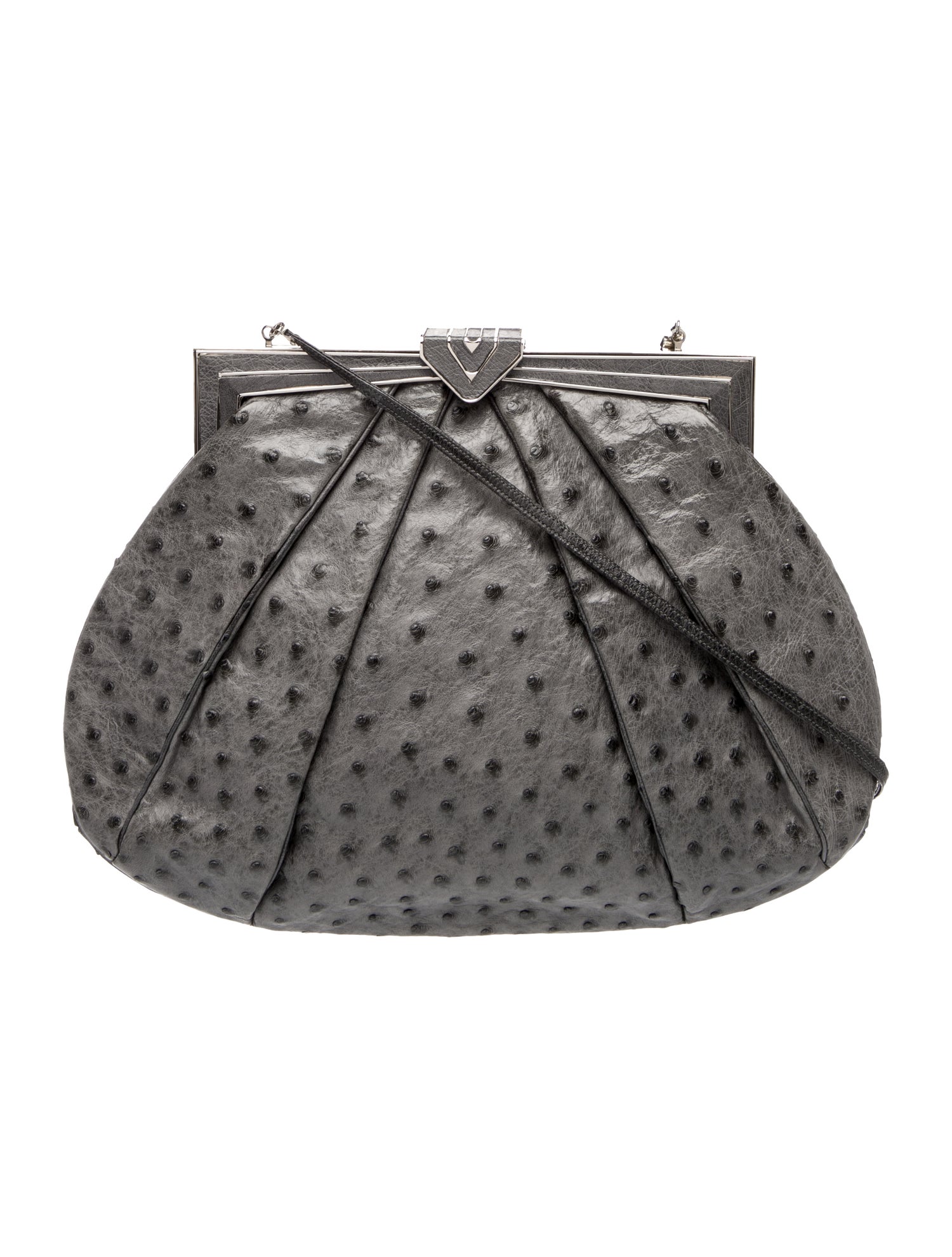 Judith Leiber Embossed Leather Evening Bag