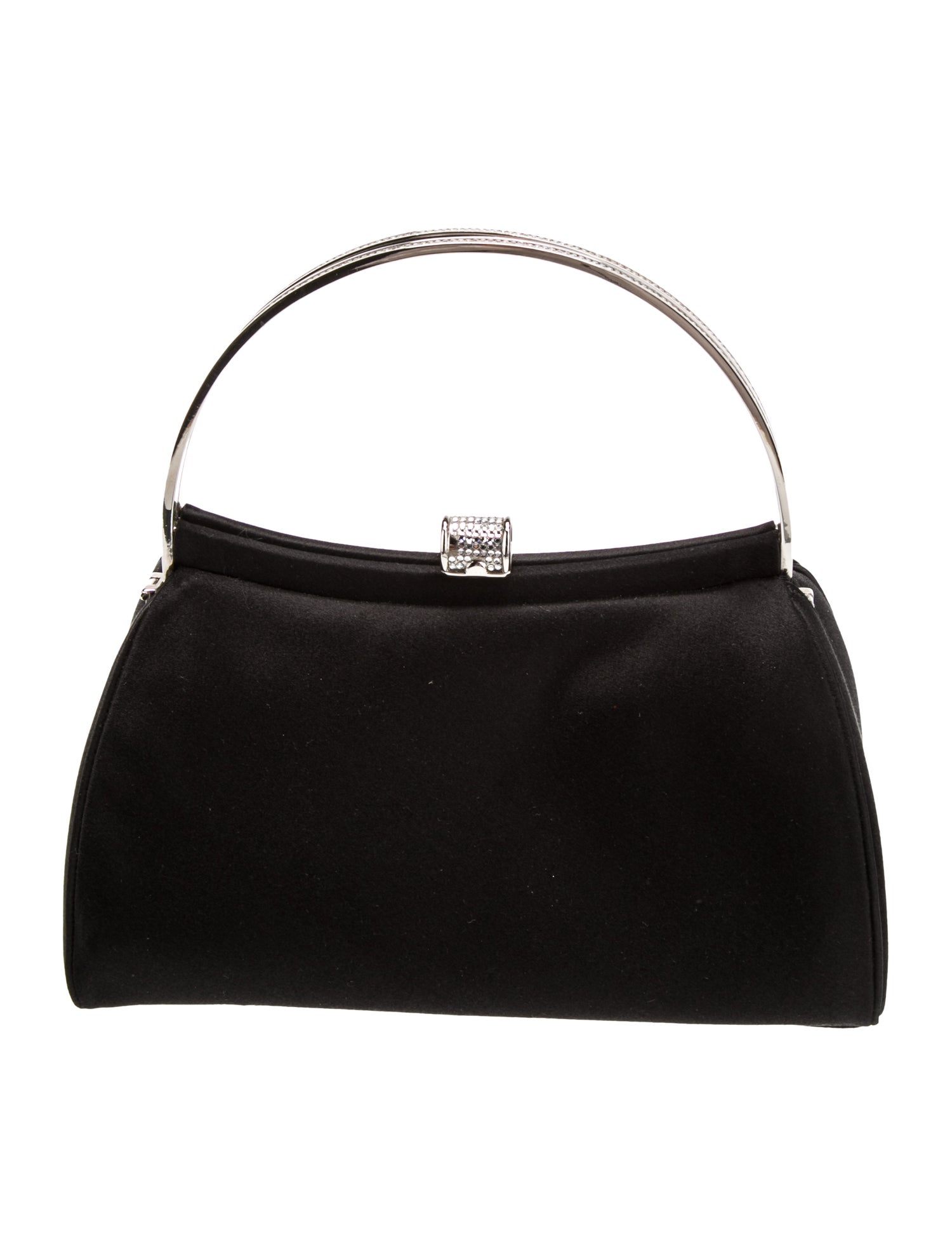 Judith Leiber Velvet Top Handle Bag w/ Tags