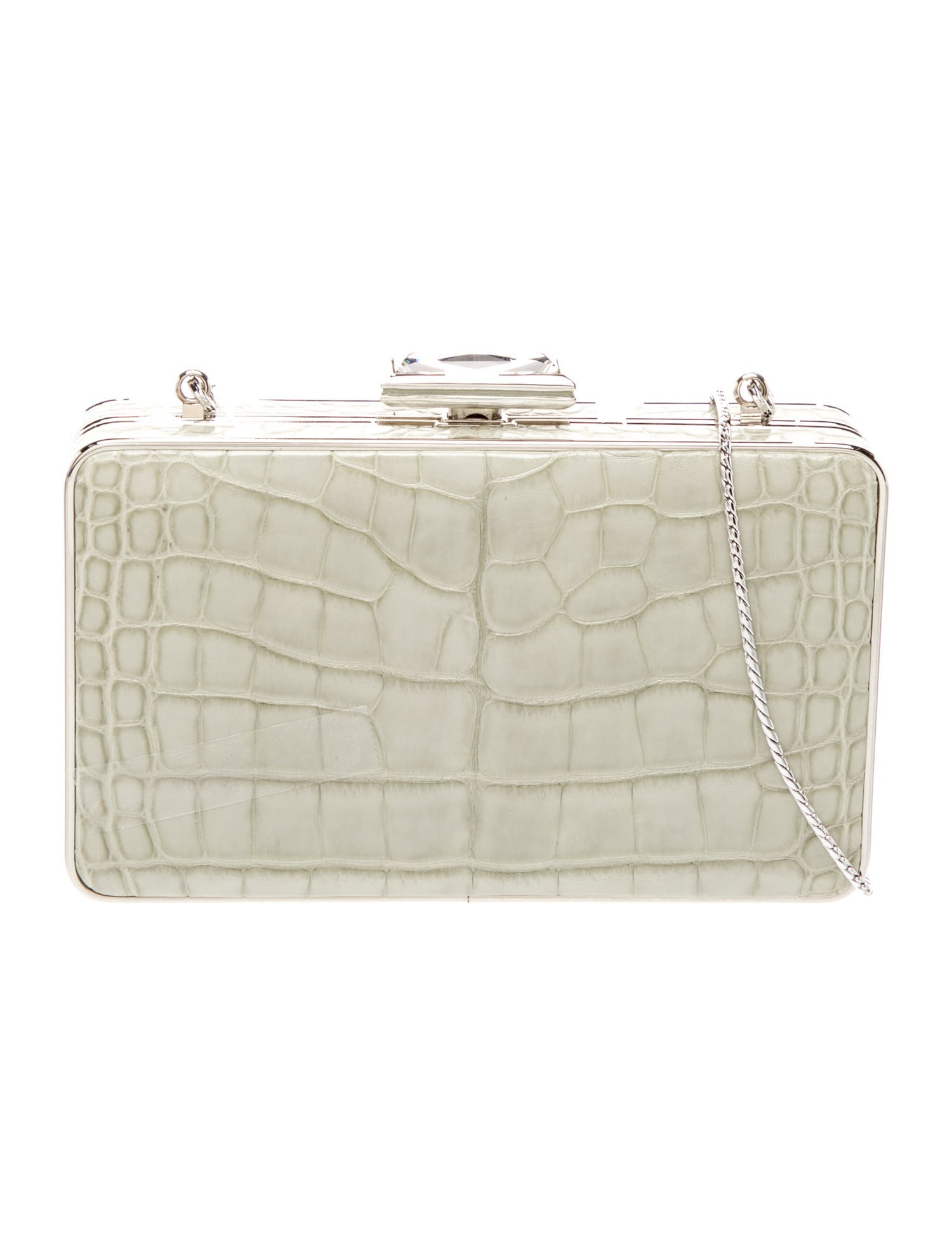 Judith Leiber Alligator Minaudière w/ Tags