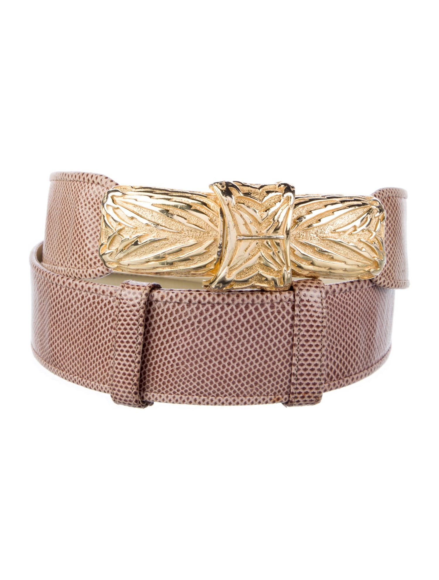 Judith Leiber Leather Belt